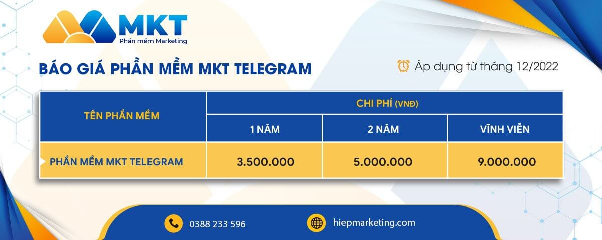 Phần mềm MKT Telegram