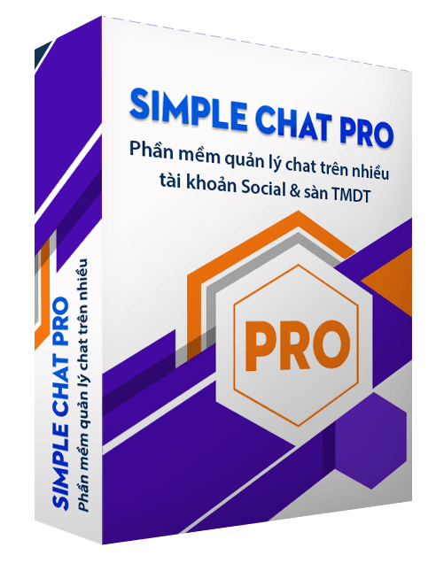 Simple CHAT PRO - Phần mềm quản lý CHAT tin nhắn bán hàng đa kênh
