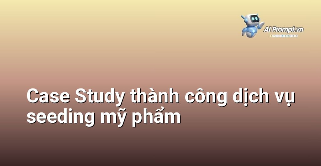 Biểu đồ cho thấy tăng trưởng doanh số 45% và các chỉ số tương tác sau chiến dịch seeding mỹ phẩm