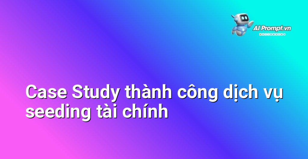 Biểu đồ kết quả Case Study dịch vụ seeding tài chính