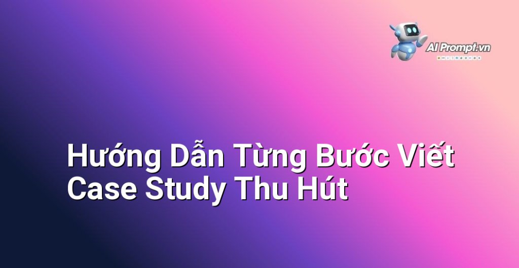 Bảng kế hoạch hoặc checklist các bước cần thực hiện để viết một case study hiệu quả, có thể bao gồm các biểu tượng cho từng bước như lên kế hoạch, thu thập dữ liệu, viết, chỉnh sửa