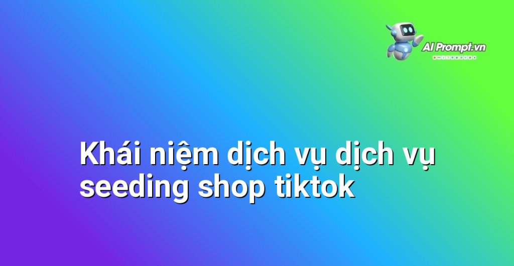 Giải thích chi tiết dịch vụ dịch vụ seeding shop tiktok là gì