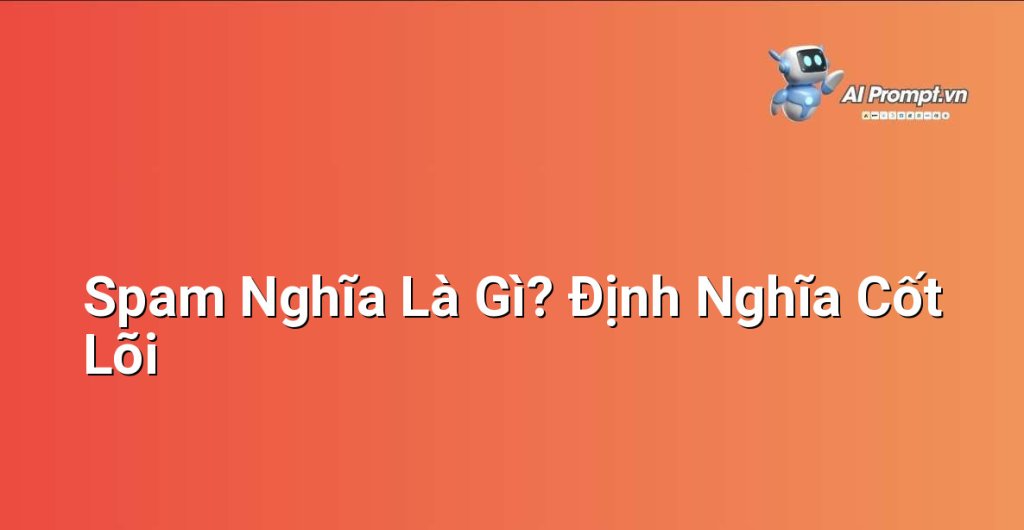 Hình ảnh minh họa đẹp mắt về hộp thư điện tử bị tràn ngập bởi các email quảng cáo và tin nhắn rác, biểu tượng cảnh báo hoặc dấu X đỏ để nhấn mạnh tính tiêu cực của spam.