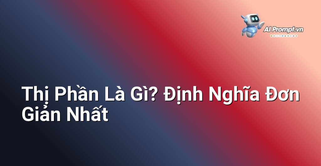 Minh họa biểu đồ tròn thể hiện thị phần của các công ty, giải thích Market Share là gì trong kinh doanh